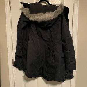 Winter puffer overcoat